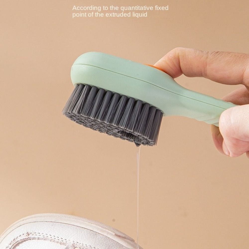 Household Cleaner Tools Cleaning Brush Soap Dispenser Soft Bristled Stable Liquid Shoe Brush Walls