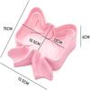 Creative Exquisite Sweet and Beautiful Bow Soap Box Soap Box for Home Use Delicate and Luxurious Bathroom Drain Soap Rack