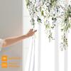 Watercolor Plant Eucalyptus Leaves Shower Curtain,Bathroom Shower Curtains Bathtub Home Decor Waterproof Fabric Machine Washable