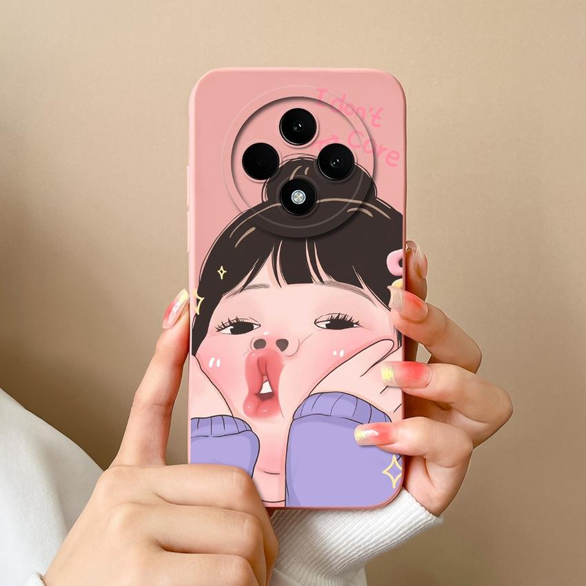 

Модний чохол для Oppo Reno 12 11 4 Pro 11F 12F 5Z 2F 2Z 4F Чохол для телефону з візерунками чорного кота та торта, рідкий силіконовий чохол із захистом камери для корпусу Oppo OPPO Reno2 Z