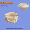 Eco-Friendly Biodegradable Corn Starch Lunch Box with Lid