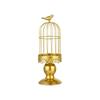 Vintage Birdcage Candle Holder Iron Plant Saucer Tabletop Ornament Aromatherapy Candle Stand  Xmas
