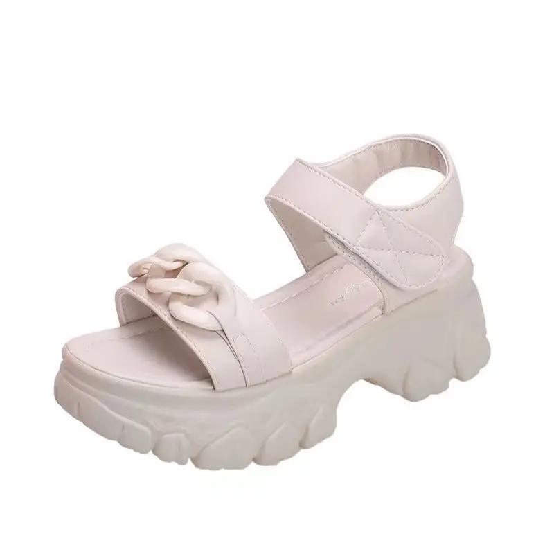 Fashion Summer 2025 Comfortable Platform Open Toe Sandals for Women Asian Size Sales The Best Vip Trending Daily Luxury Woman Shoes Sale