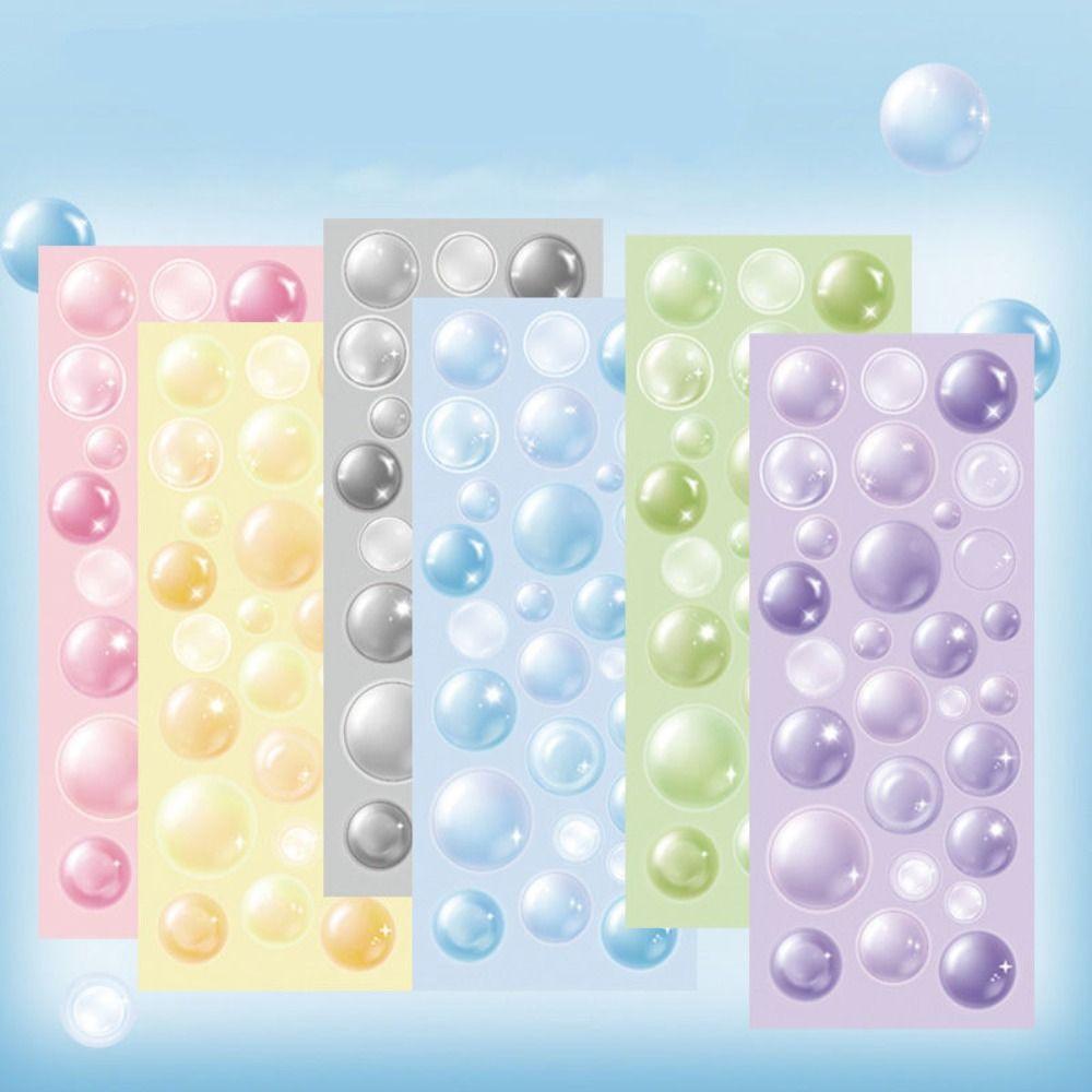 

Handmade Colorful Bubble Dots Gooka Bubble Guka Stickers Shiny Scrapbooking