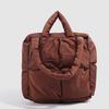 Elegant Quilted Soft Padded Large-capacity Tote Bag for Women, 2025 New Down Bag, Shoulder Bag, Tote Bag