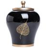 Tea Containers Ceramic Sealed Can Large Coarse Pottery Storage Tank Pu'er Tea Tea Canister Tea Caddy TeaJar Japanese Jar Storage