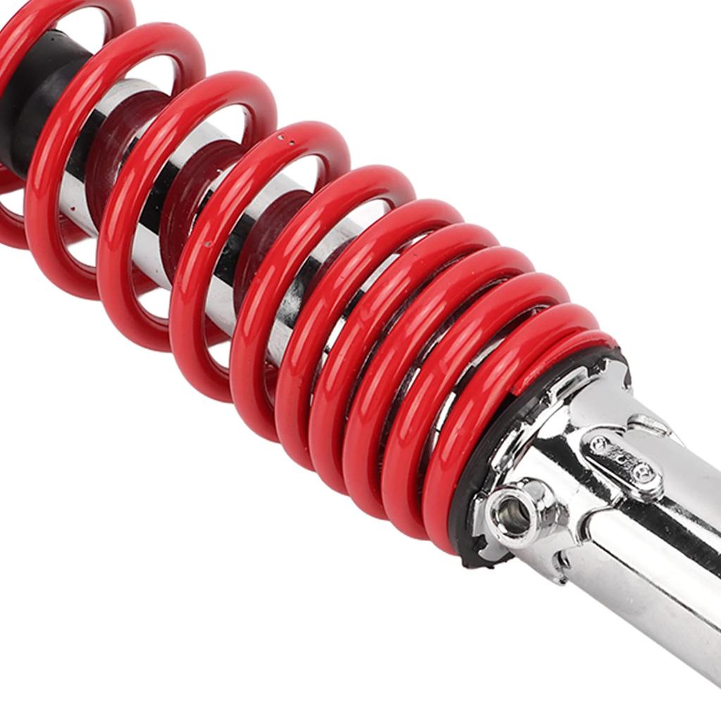 Motorcycle Rear Shock Absorber, 300mm, 3000lb, Steel Alloy, Waterproof, Replacement for JOG 100 (Red)