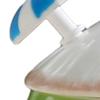 Tazza da Caffè in Ceramica a Forma di Cocco Tazza da Caffè con Manico Coperchio Mini Ombrello Cannuccia Resistente alle Alte Temperature Stoviglie Estive