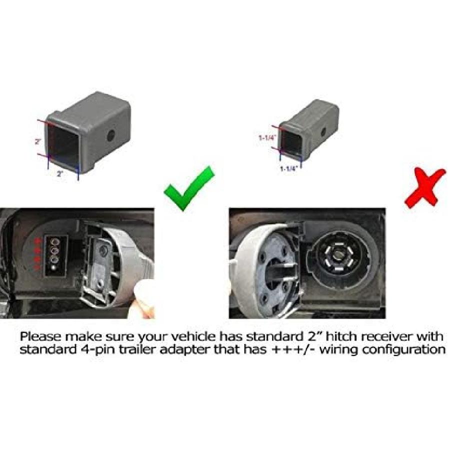 Smoked Lens 15-LED Brake Light Trailer Hitch Cover Fit Towing & Hauling 2