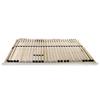 VidaXL Sommier à lattes avec 28 lattes 7 zones 140 x 200 cm