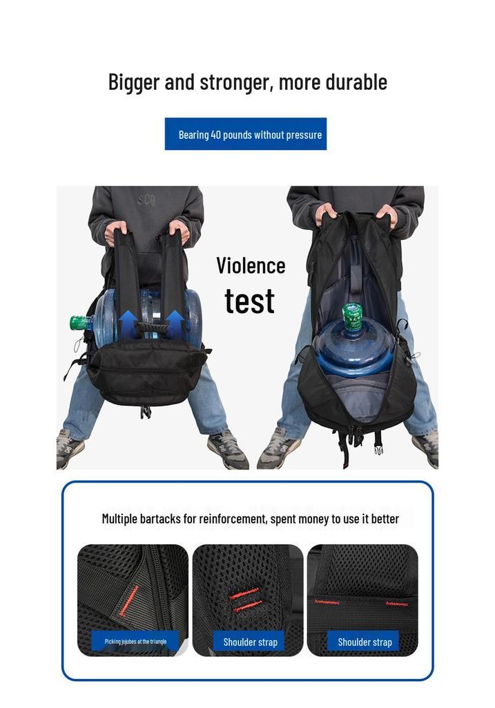 Sac à dos de voyage multifonctionnel pour homme, grande capacité pour les activités de plein air et de sport