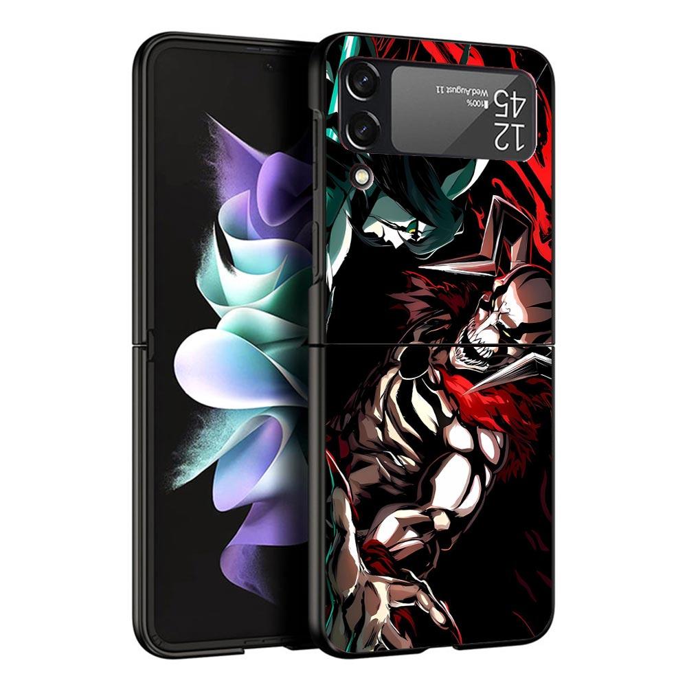 Kurosaki Ichigo Bleach Black Phone Case For Samsung ZFlip7 ZFlip6 ZFlip5 ZFlip4 ZFlip3 5G Hard Protective Galaxy Z Flip 3 4 5 6