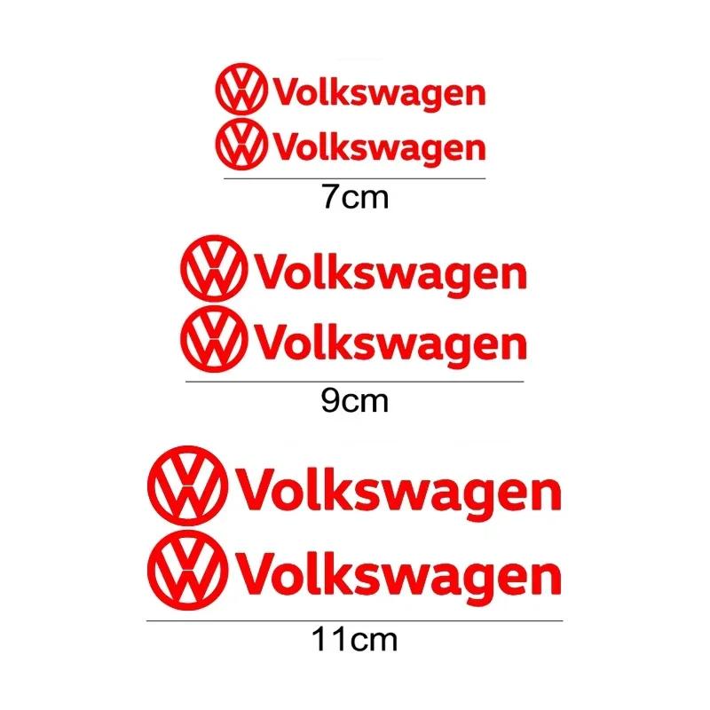 

VW GTI GOLF 2026 Hot For VW VOLKSWAGEN 6pcs Car Caliper Refitted Sticker Body Styling for Volkswagen Touareg Jetta Scirocco Beet