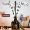 50ml Home Fragrance Diffuser Oil Jasmine & Mint, White Tea  Sxcent Essential Oil with 6 Diffuser Sticks Gift for Friends Family