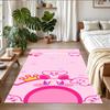 Anti‑Slip Crystal Velvet Floor Rug, Kirby Design Carpet for Indoor Living Bedroom Home Decoration