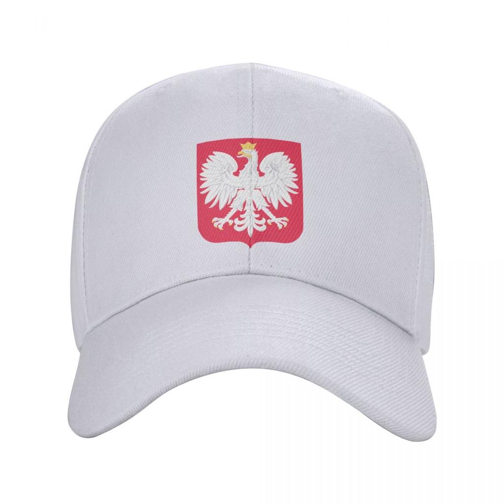 Personalized Coat Of Arms Of Poland Baseball Cap Unisex Women Breathable Polish Flag Dad Hat Outdoor