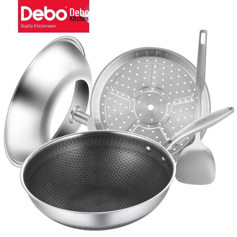 

Debo Antonio Non-Stick Honeycomb Wok