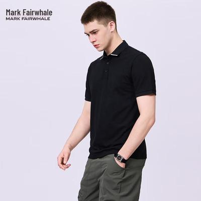 Men's Color-Block Embroidered Polo Shirt