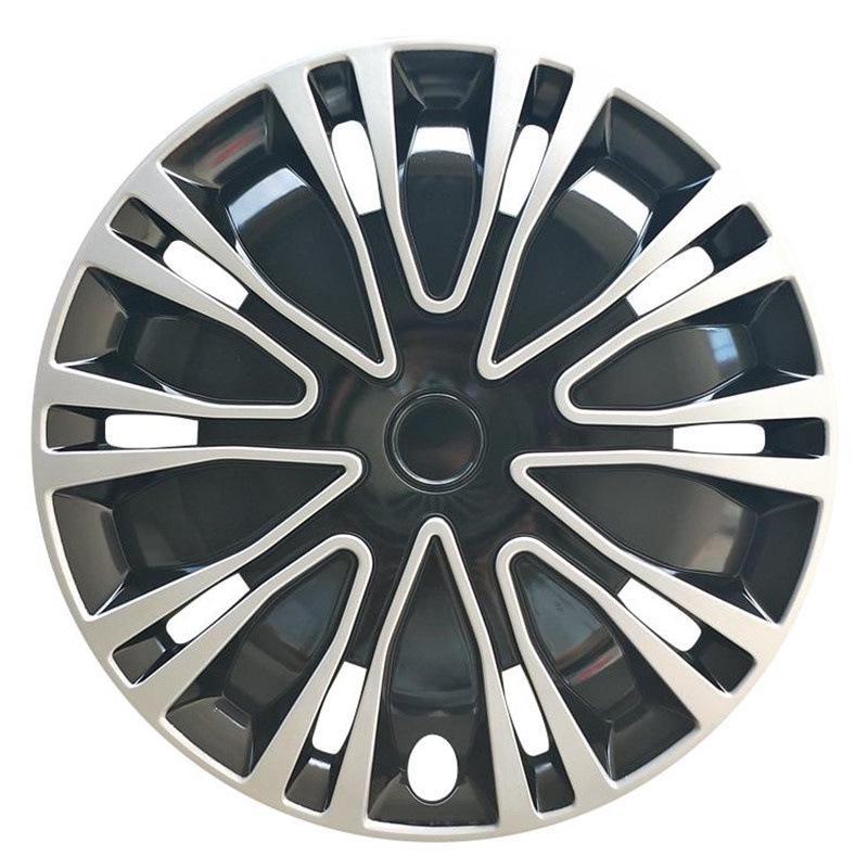 Car Wheel Hub Cover with Iron Steel Ring and Plastic Decorative Cover In Various Sizes 12-17 Inches.