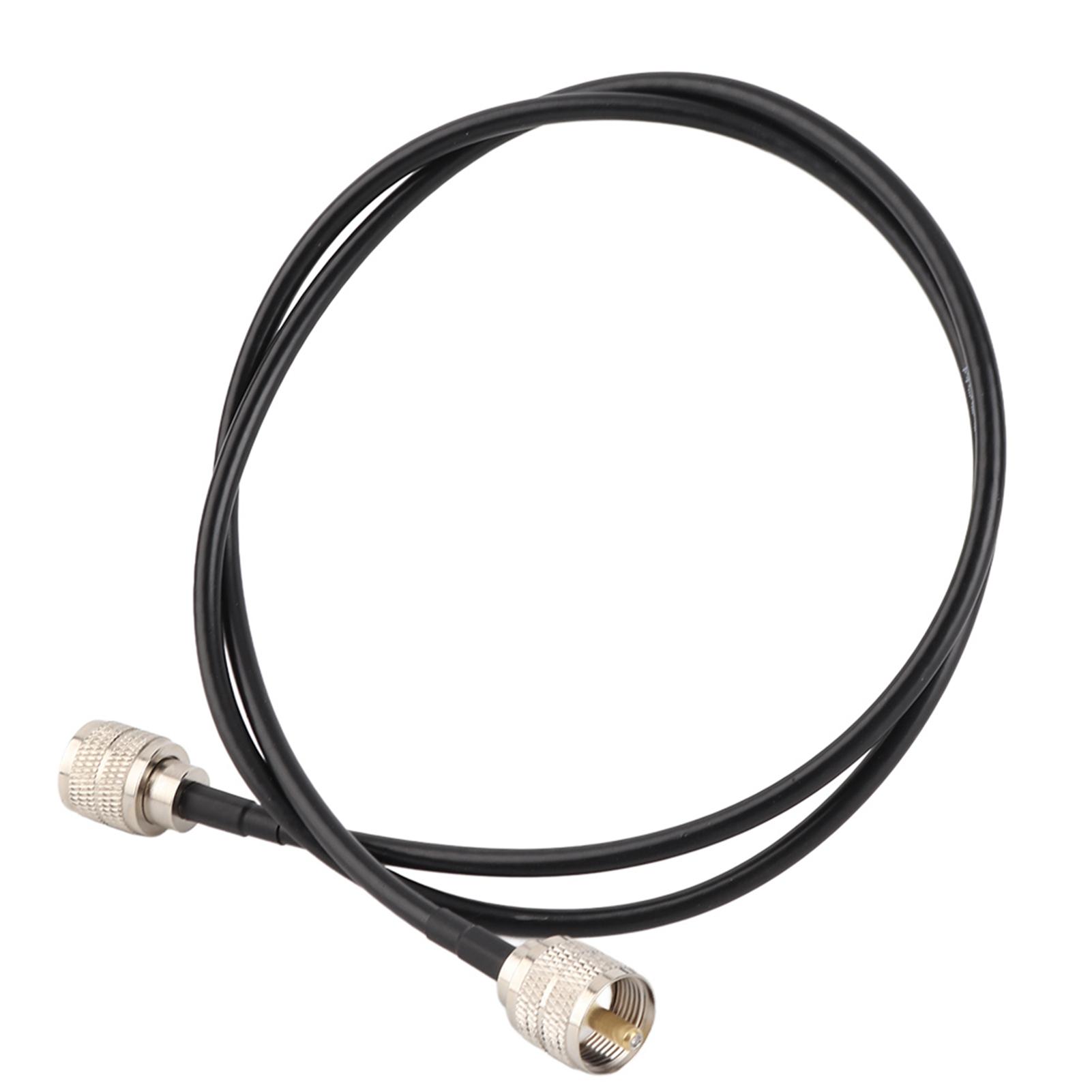 

2шт Rg58 коаксиальный UHF (Пл259) Соединительная линия медного антенного кабеля-адаптера «папа-папа»