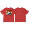 New Korean CampingThemed ShortSleeved TShirt For Unisex Loose Personalized Casual Pure Cotton Breathable Clothing