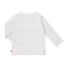 Mit Streifen und Logo für Jungen und für Babys und für Vorschule und Schule grau [Miki House] Web-exklusives langärmliges T-Shirt Mädchen, Kinder, Verwendung,