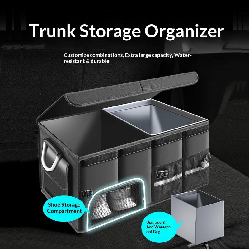 

Car trunk storage box, car storage box чорний