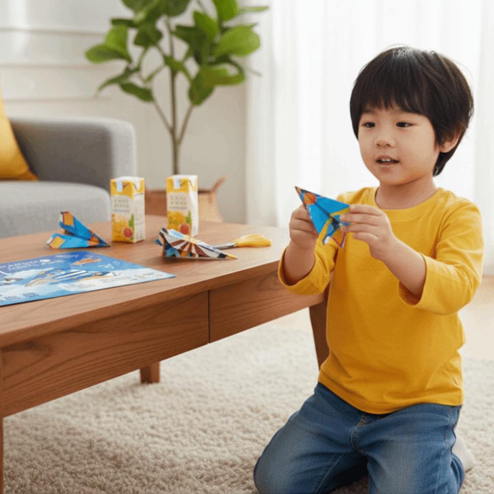 Paper Handmade Airplane Origami Montessori Versatile Paper Aircraft Toy  Parent-child interaction