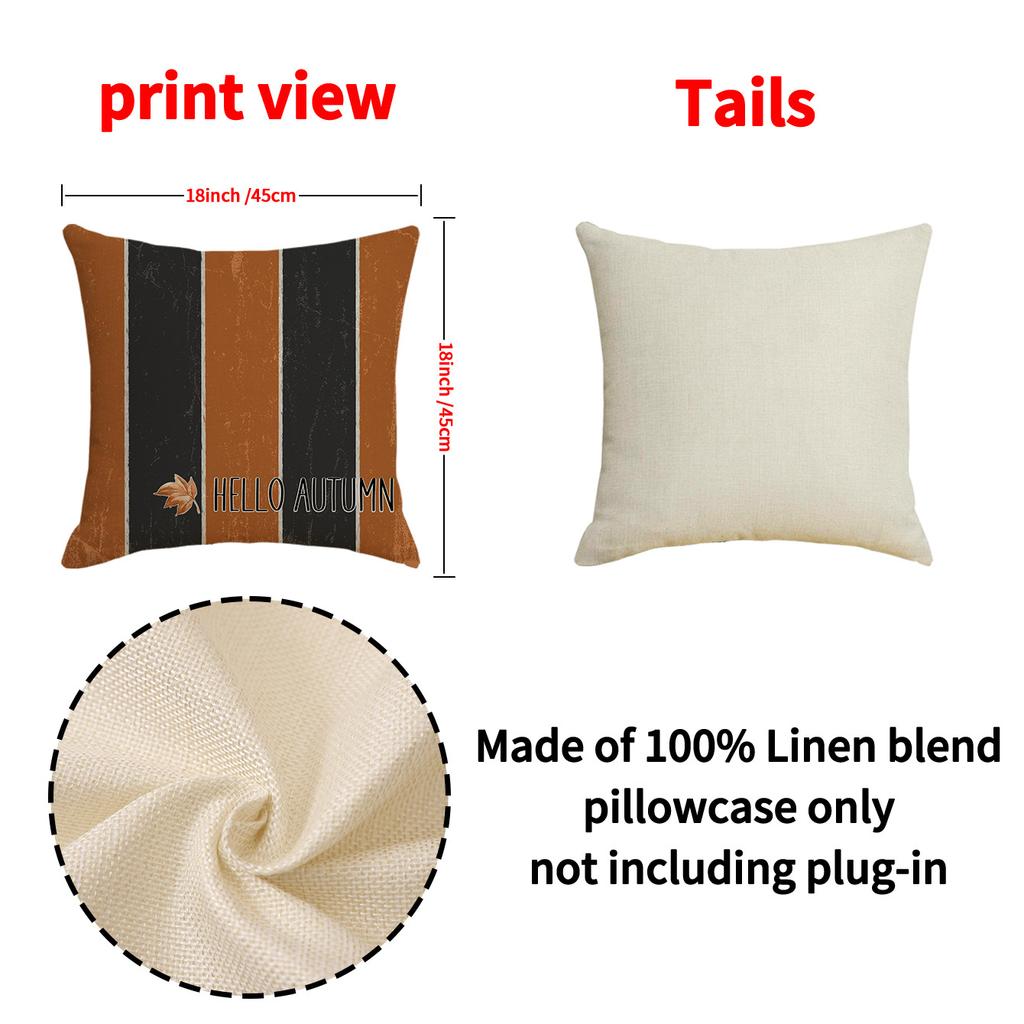 New Autumn Pumpkin Pillow Cover Thanksgiving Decorative Seat Cushion Indoor Versatile Bedroom Bedside Cushion