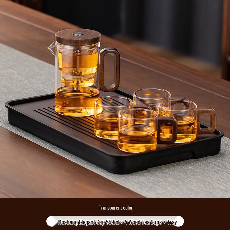 Qiwei Glass One-Touch Easy Tea Maker