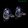 2Pcs Transparent Hook Waterproof Removable Shaver Holder Suction Cup Razor Rack