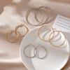 Circular Earrings - Simple Ear Hoop, Oversized, Niche, High-end Style Accessory