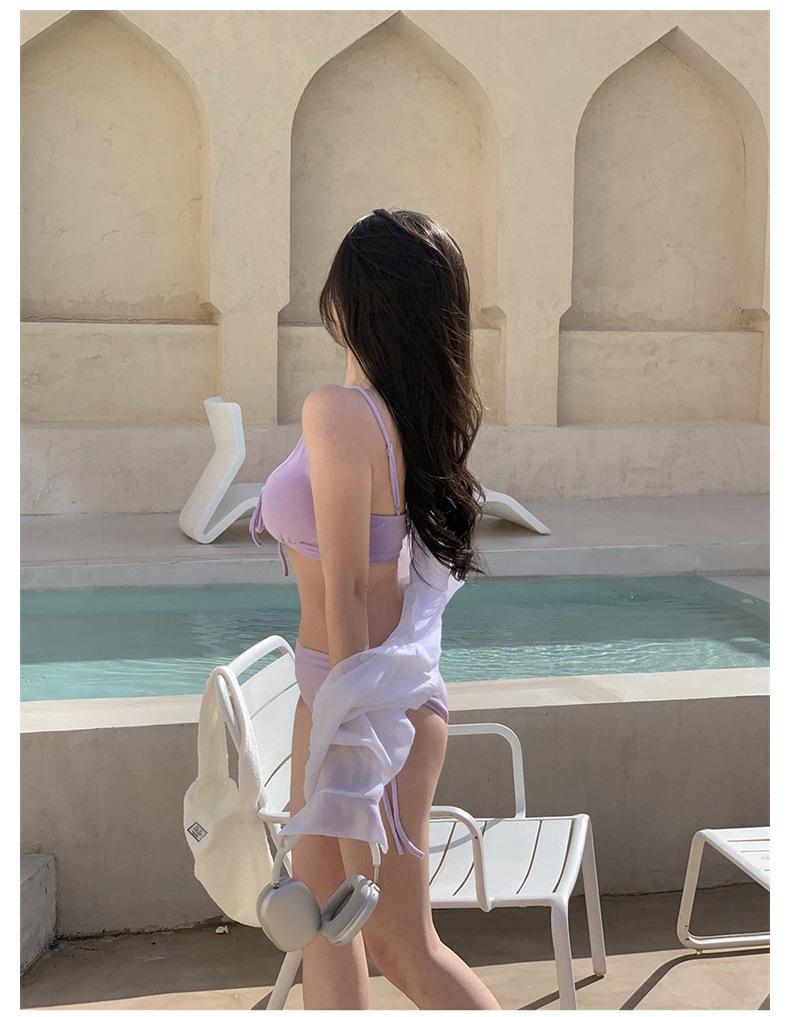 Sexy Split Sling Bikini - Women's Stylish Swimwear for Hot Springs and Beach Vacations