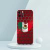 For iPhone 15 16 14 13 12 11 Pro Max XS X XR SE 7 8 Plus soft Silicone Clear Cover Mexico Flag Luxury Phone Case