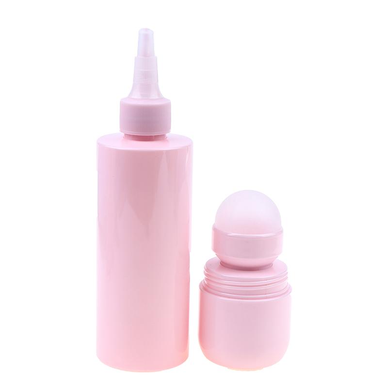 Pink Series Antiperspirant Body Fragrance Roll-On Bottles Spray Squeeze Liquid Ink Oil Dropper Bottle Pigment Container