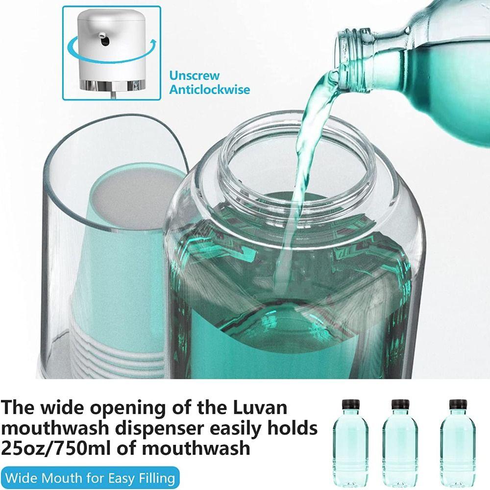 Infrared Sensor Automatic Mouthwash Dispenser 750ML Oral Pump Dispenser  Hotel