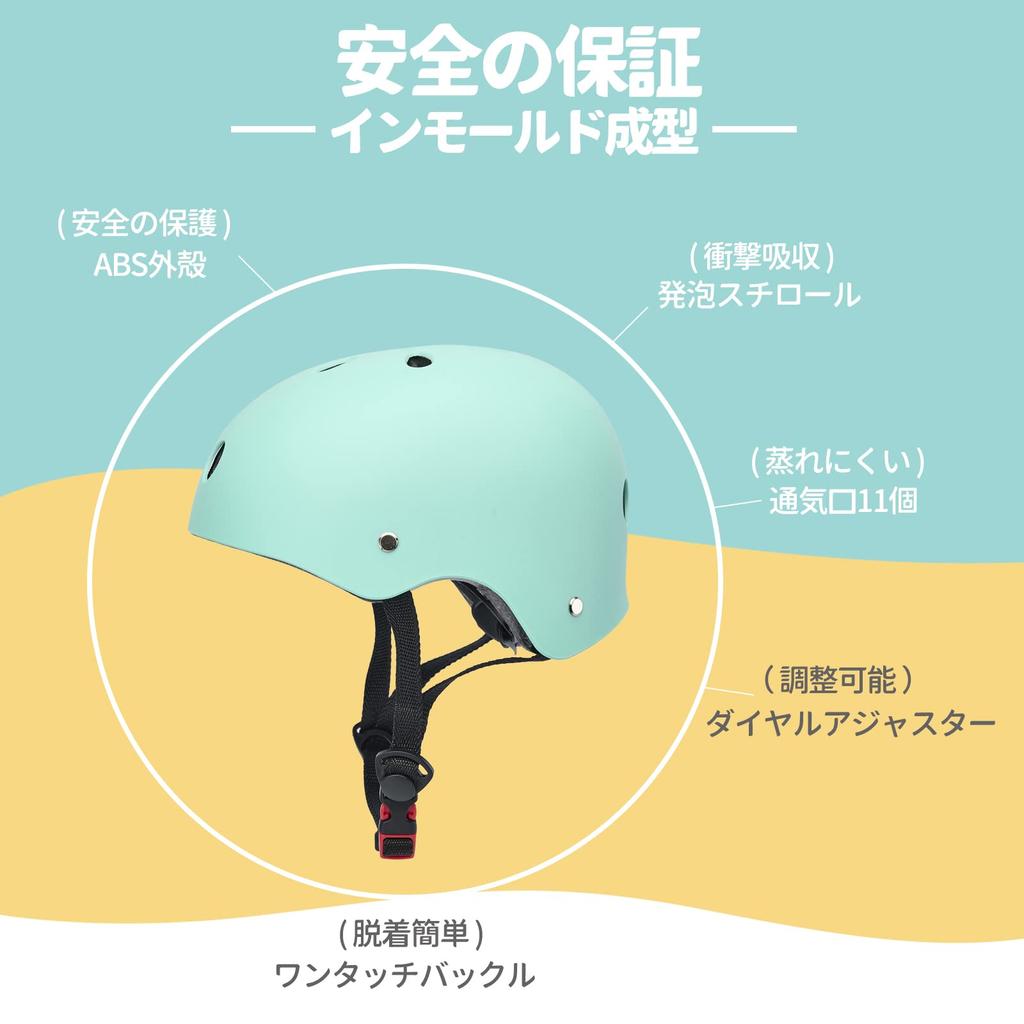 Rongbenyuan Lightweight and Breathable Bicycle Helmet for and Elementary School Students Ages and Adjustable Head Circumference Sports Helmet with 3D