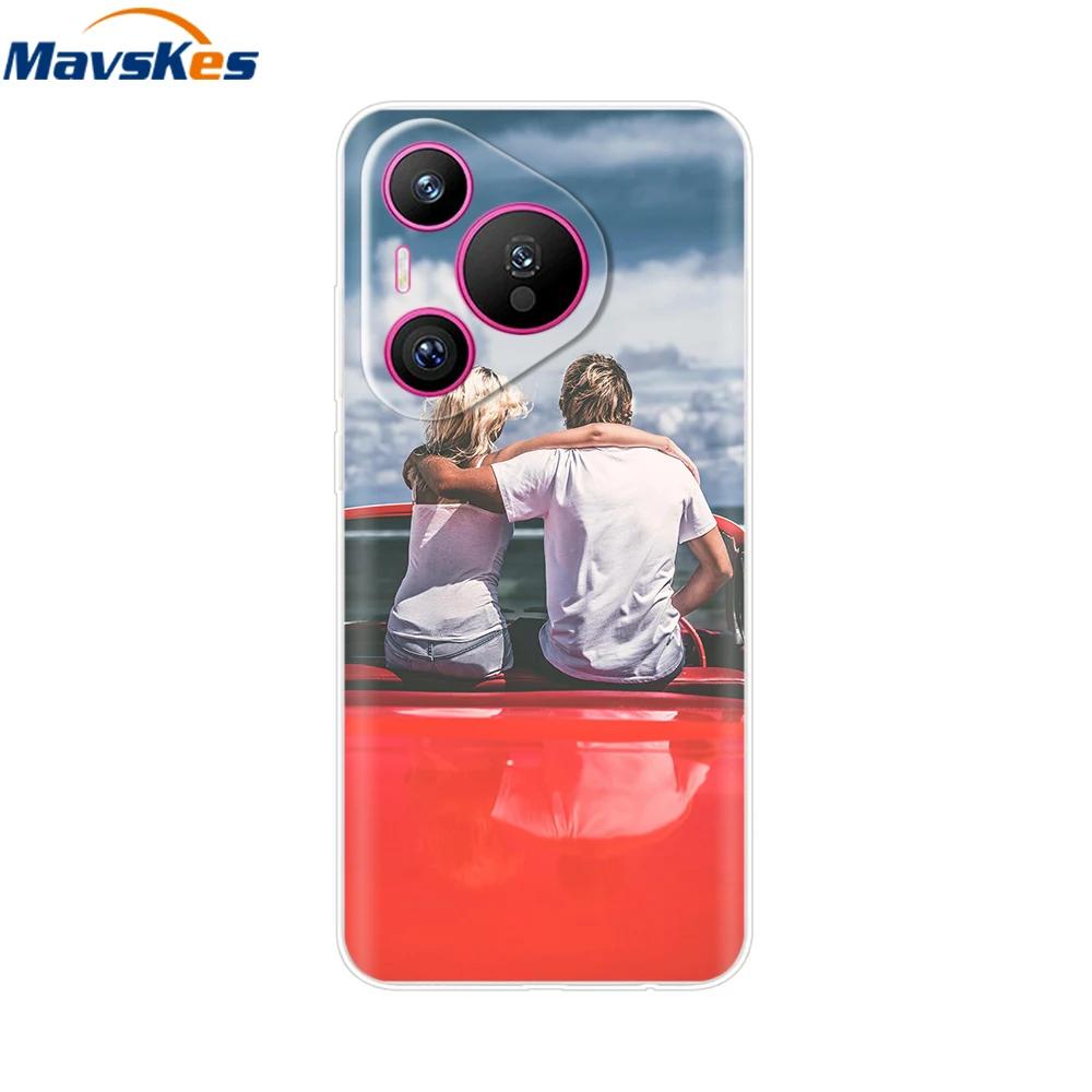 For Huawei Pura 70 Case Cute Cartoon Painted Cover Clear TPU Phone Cases For Huawei Pura 70 Pro+ Plus Pure70 70Pro Soft Fundas