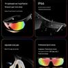 W640 Outdoor Cycling Smart Glasses: AI Translation, Photo/Video Recording, Wind/Sandproof, UV Protection Sunglasses