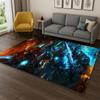 Demon Hunter Arthas World of Warcraft WOW Game Carpet Rug for Bedroom Living Room Sofa Doormat Home Decor,Area Rug Non-slip