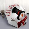 1pc Snowman Winter Holiday Decoration Umbrella with Plastic Handle,Suitable for All Seasons Home Travel Outdoor UmbrellaDD570