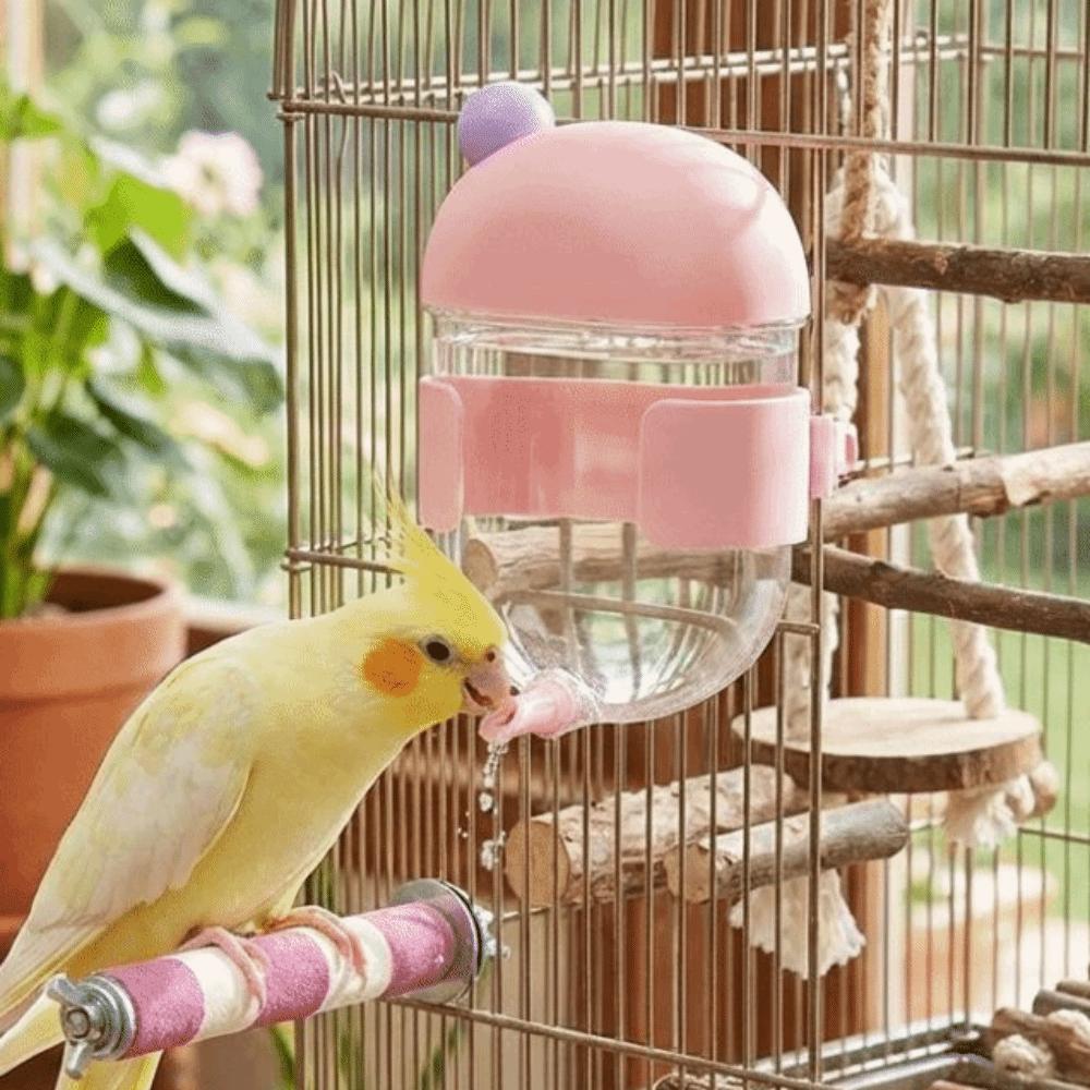 Large Capacity Parrot Water Dispenser Leak-proof Bird Drinking Cup  for Bird Cage
