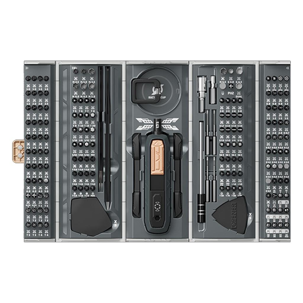 180 in 1 Screwdriver Set with Magnetic Storage Box Repair Tool Kit for Electronics Computer Watch Eyeglass Phone Modding