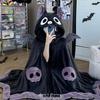 Luna's Little Bat Hooded Coral Fleece Blanket & Sleep Robe
