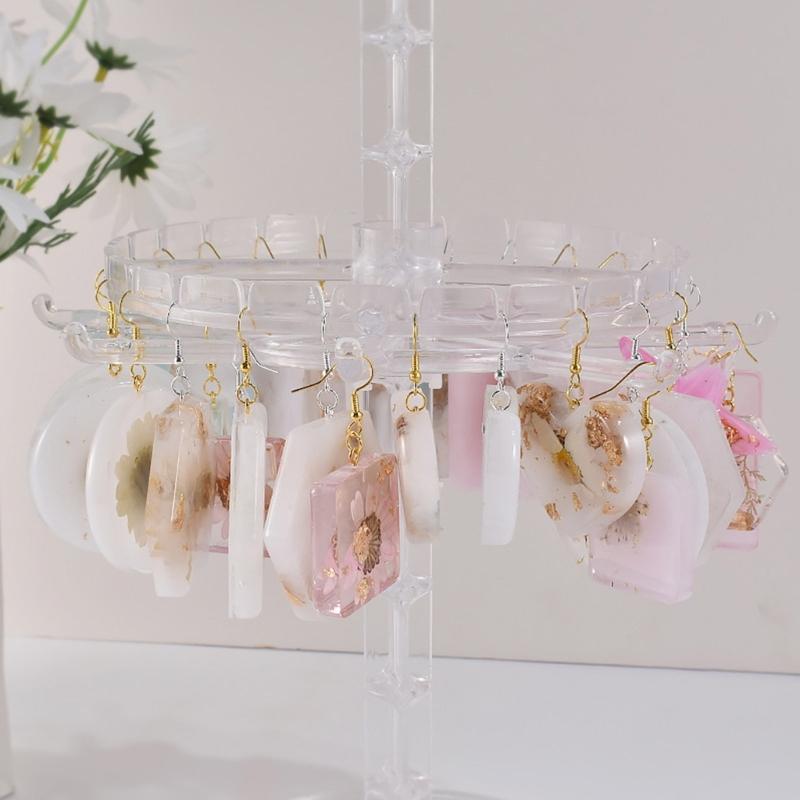 Oorbelhanger epoxy siliconen mal 3D gietmal DIY knutselaccessoires hars mal sieraden maken accessoires