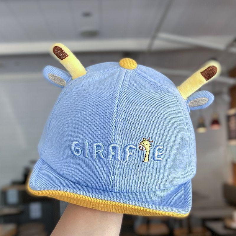 Giraf Deer Antler Baby Baseball Cap For Spring Autumn Sun Protection