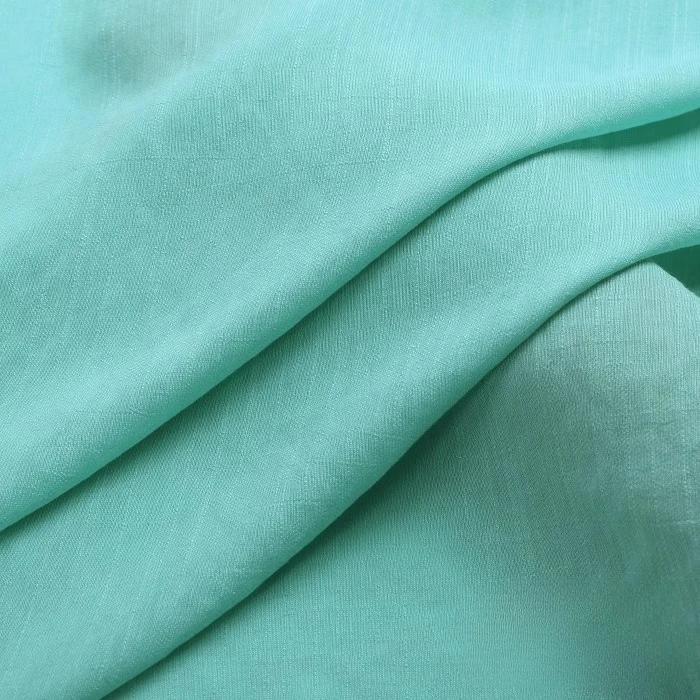 100x150cm Drape Plain Thin Brocade Bamboo Fabric Cotton Linen for Clothing Dresses Shirts Diy Sewing Summer Cloth Rayon Soft