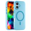 For iPhone 17 Case Compatible with MagSafe TPU+PC Slim Matte Translucent Phone Cover