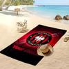 Eintracht Frankfurt Personalisiertes Bedrucktes Strandtuch Fußballlogo Unterstützung Benutzerdefinierter Name Text Saugfähiges Handtuch für Sport Reisen Besonderes Geschenk