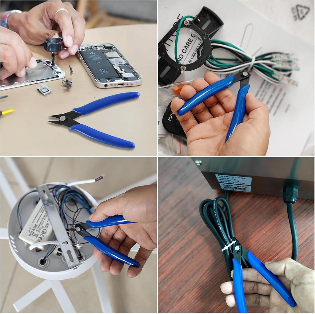 Wire Cutters Spring Loaded Cutting Pliers, Wire Cutters for Jewelry Making